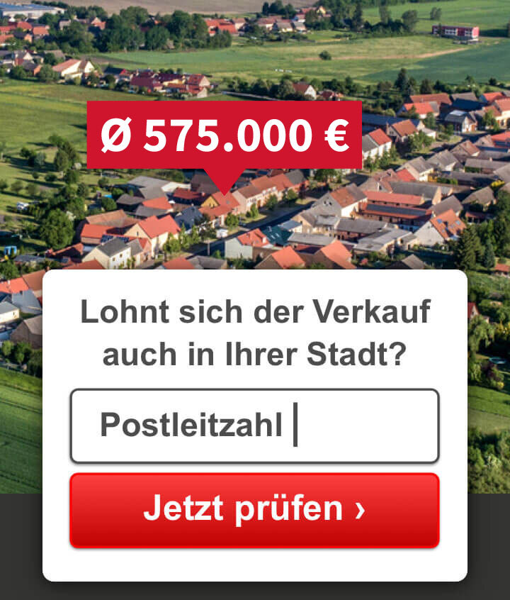 Luftaufnahme und Immobilienpreise